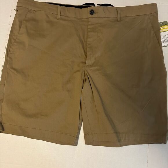 NWT Goodfellow Co Shorts Men Size 42 Khaki Tech Shorts - Picture 2 of 10